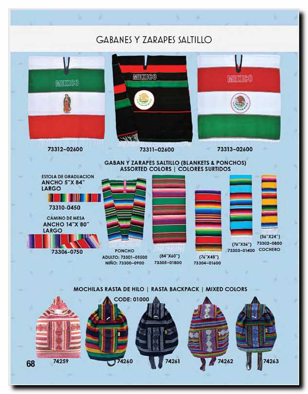 Llamanos al 1(800) 825-9452<br>Catalogos USA<br>(68 of 140)